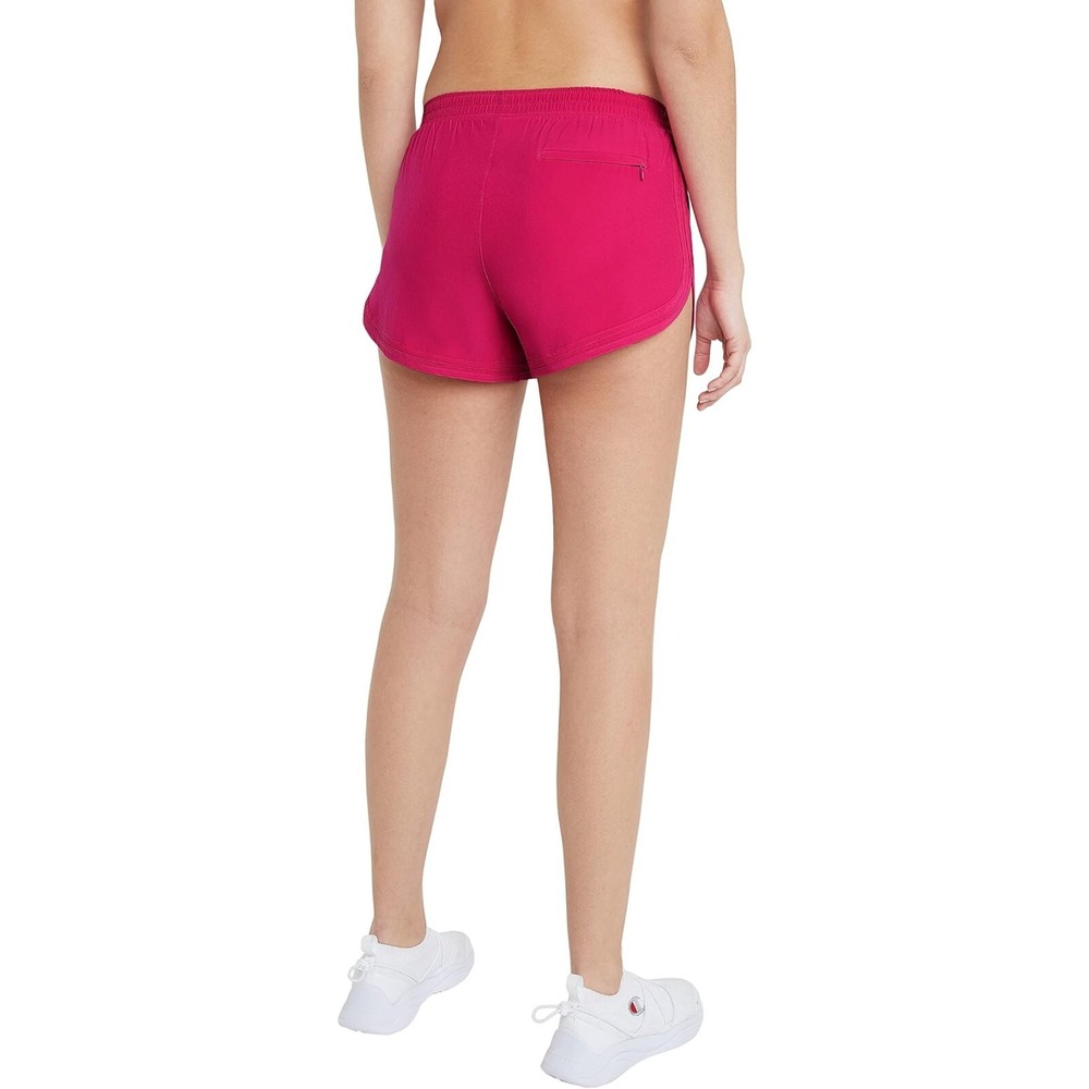 Champion, Varsity, Moisture Wicking, Lightweight Gym Shorts Fantastic Fuchsia, L - Picture 2 of 3